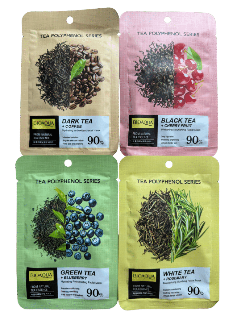 BIOAQUA Tea Polyphenol Series – Facial Mask Collection