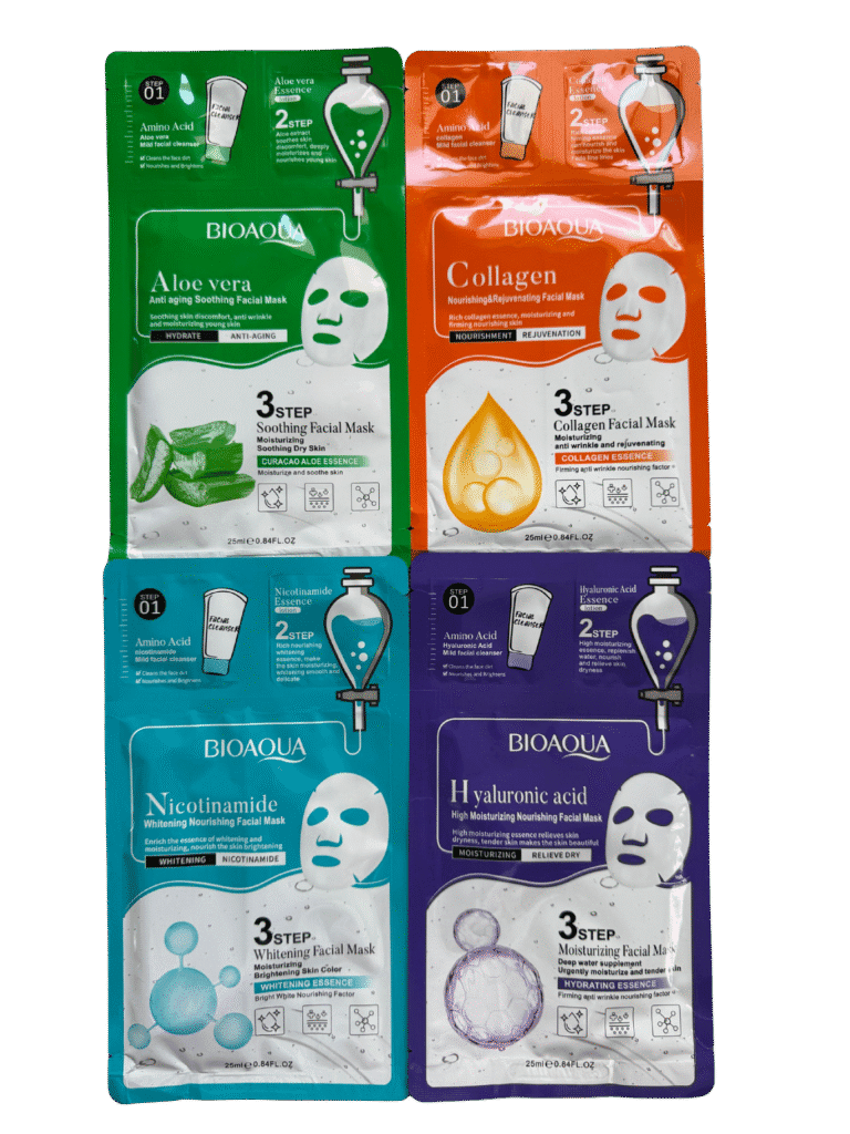 Bioaqua 3-Step Facial Mask Series