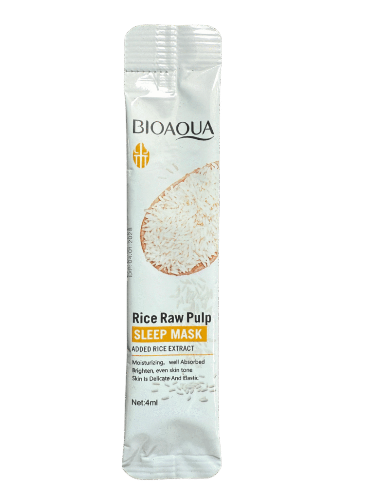 rice raw pulp sleeping mask