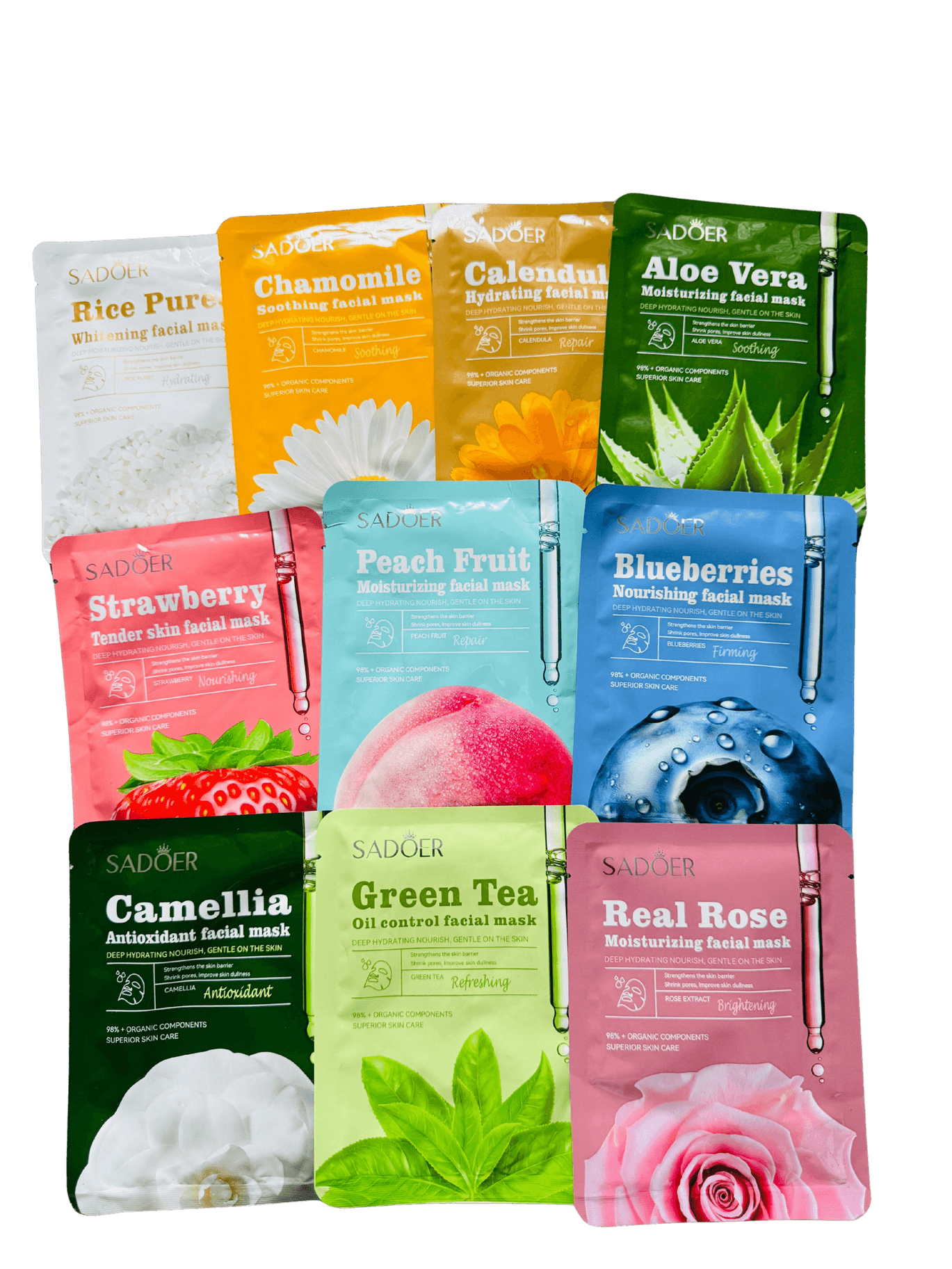 50a4f479-8d4c-497b-812f-cb44bb8f2ec7 SADOER Real Essence Facial Mask Collection