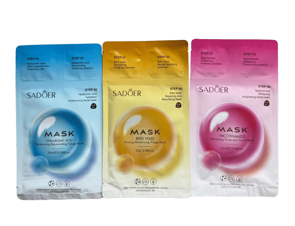SADOER 3-Step Trilogy Facial Mask Collection
