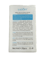 Sadoer Ceramide Organic Pure Milk Sleeping Mask - Image 3