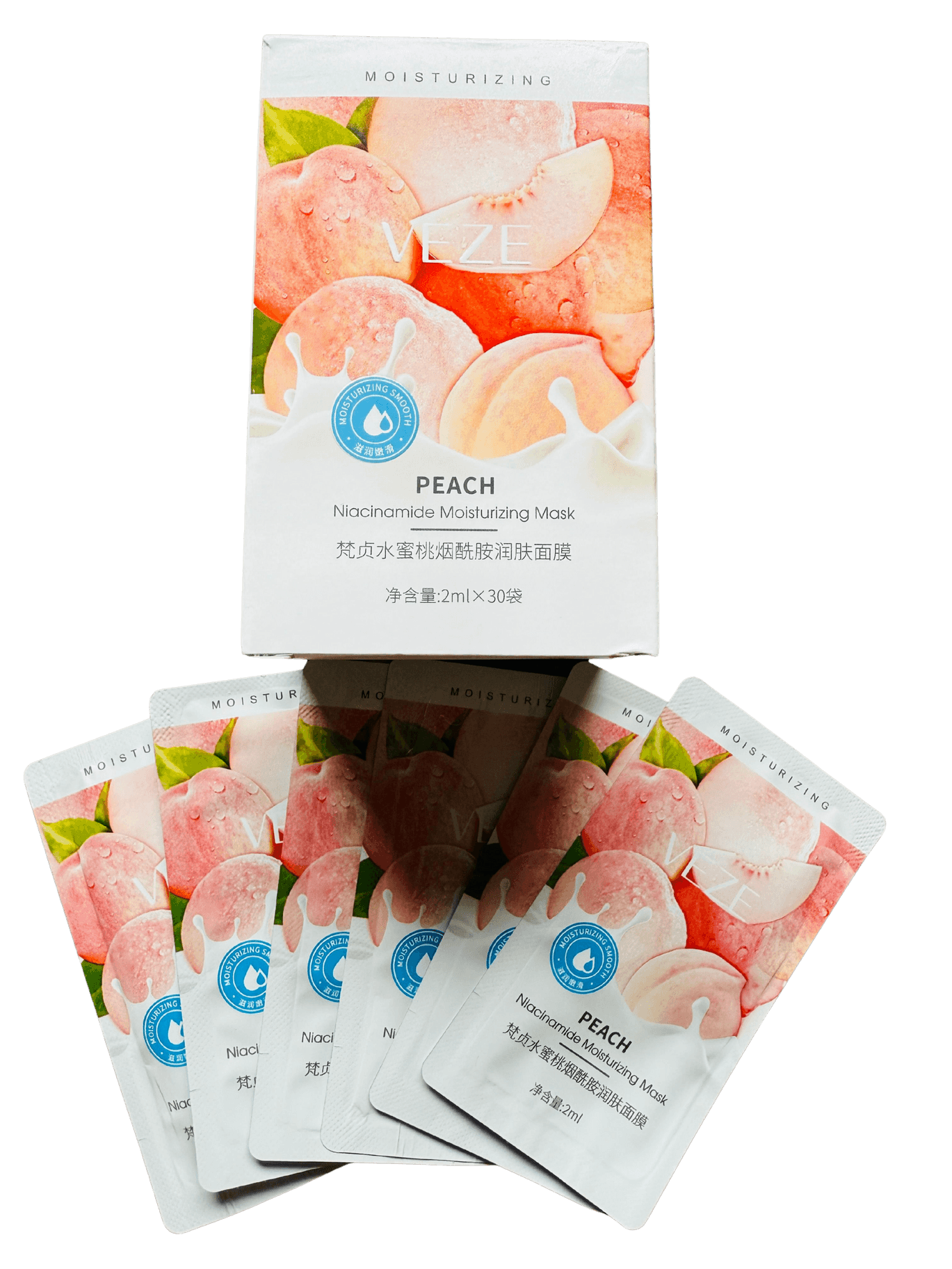 c3efc9ca-48bb-42cc-9ded-9fc3ad88cfe5 VEZE Peach Niacinamide Moisturizing Mask