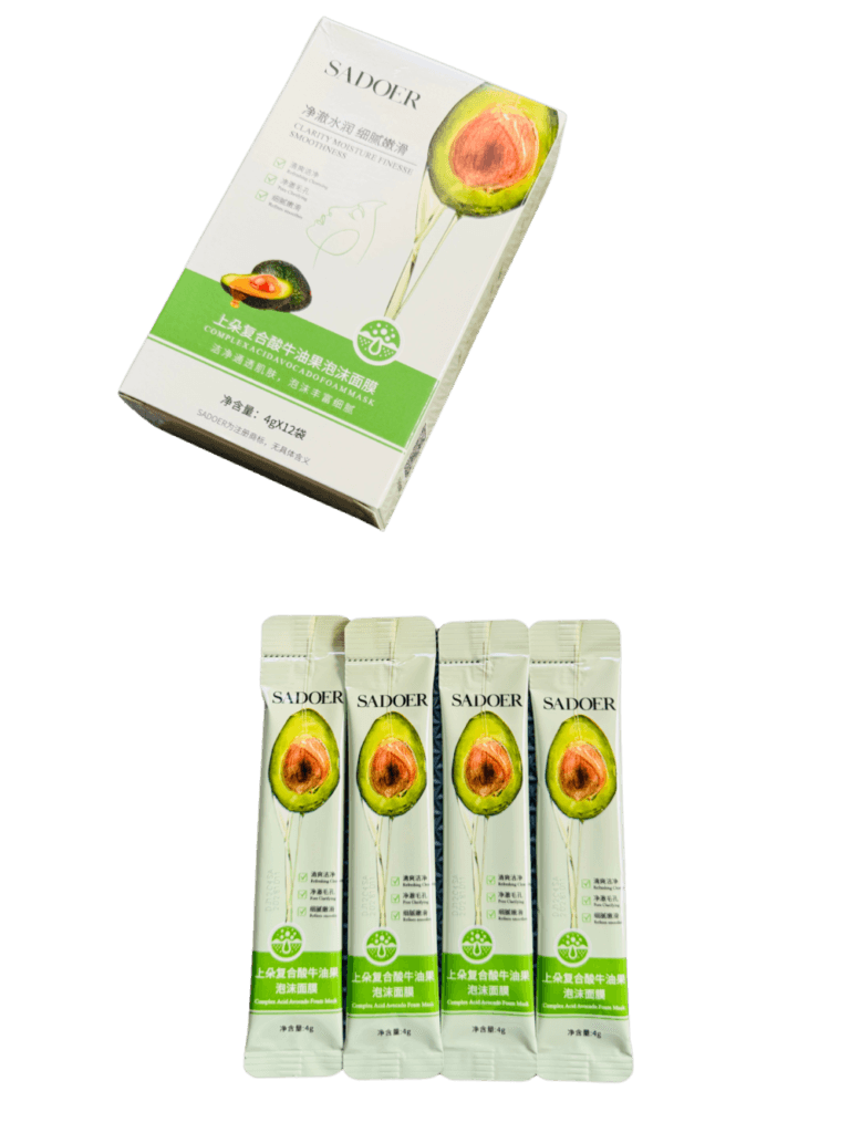 Original SADOER Avocado Complex Acid Foam Mask (12 Pcs) Price in BD