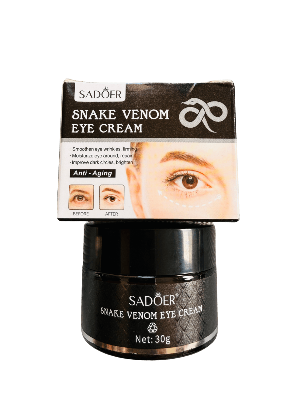 sadoer-snake-venom-eye-cream-bd Original SADOER Snake Venom Eye Cream (30g) Price in BD - Anti-Aging - Image 1